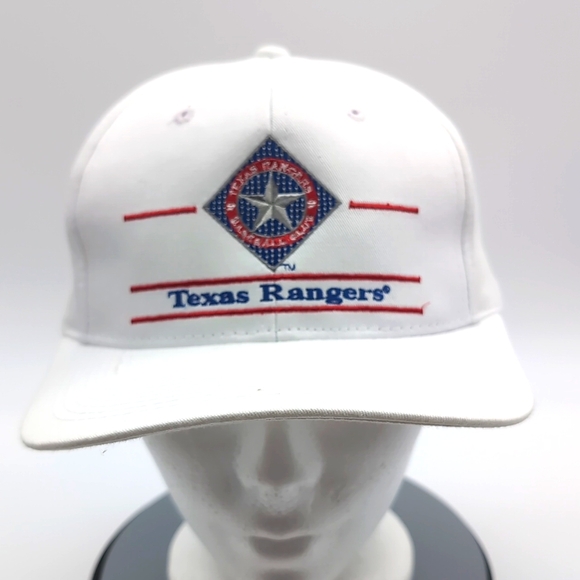 The Game| NWT Vintage MLB Texas Rangers White Sports Cap Snap Back - Picture 1 of 10